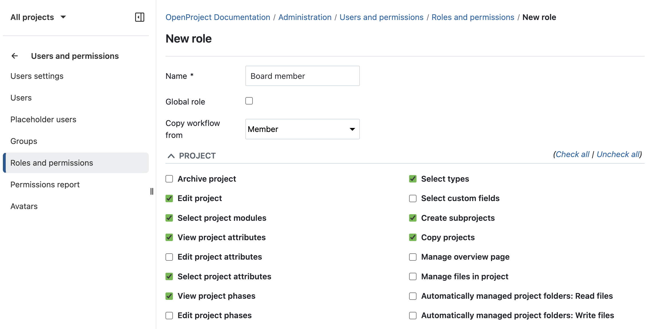 Siga o processo PRINCE2 com o OpenProject: Dirija um projeto definindo funções e permissões