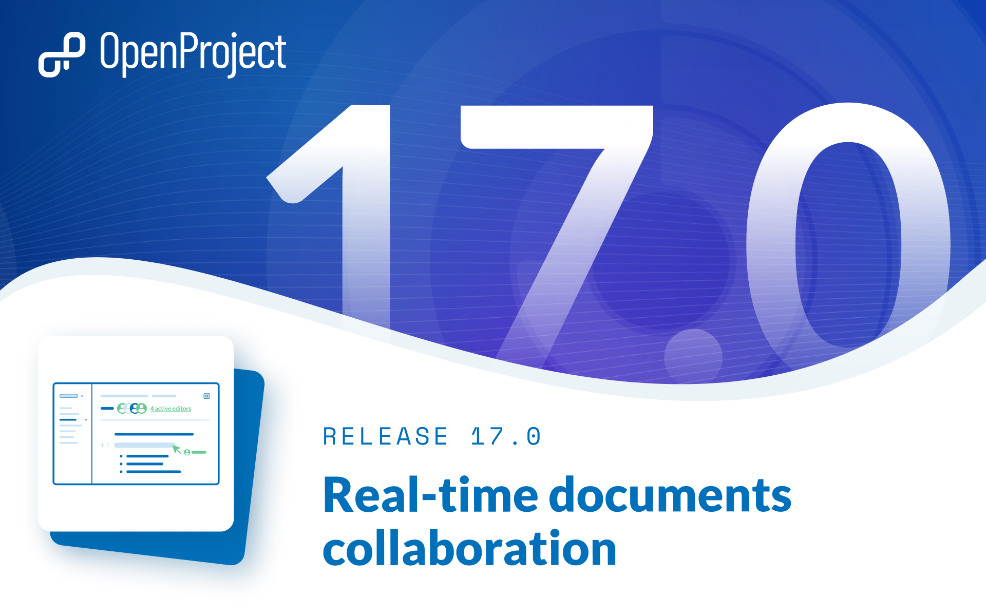 OpenProject 17.0: colaboración de documentos en tiempo real y mucho más