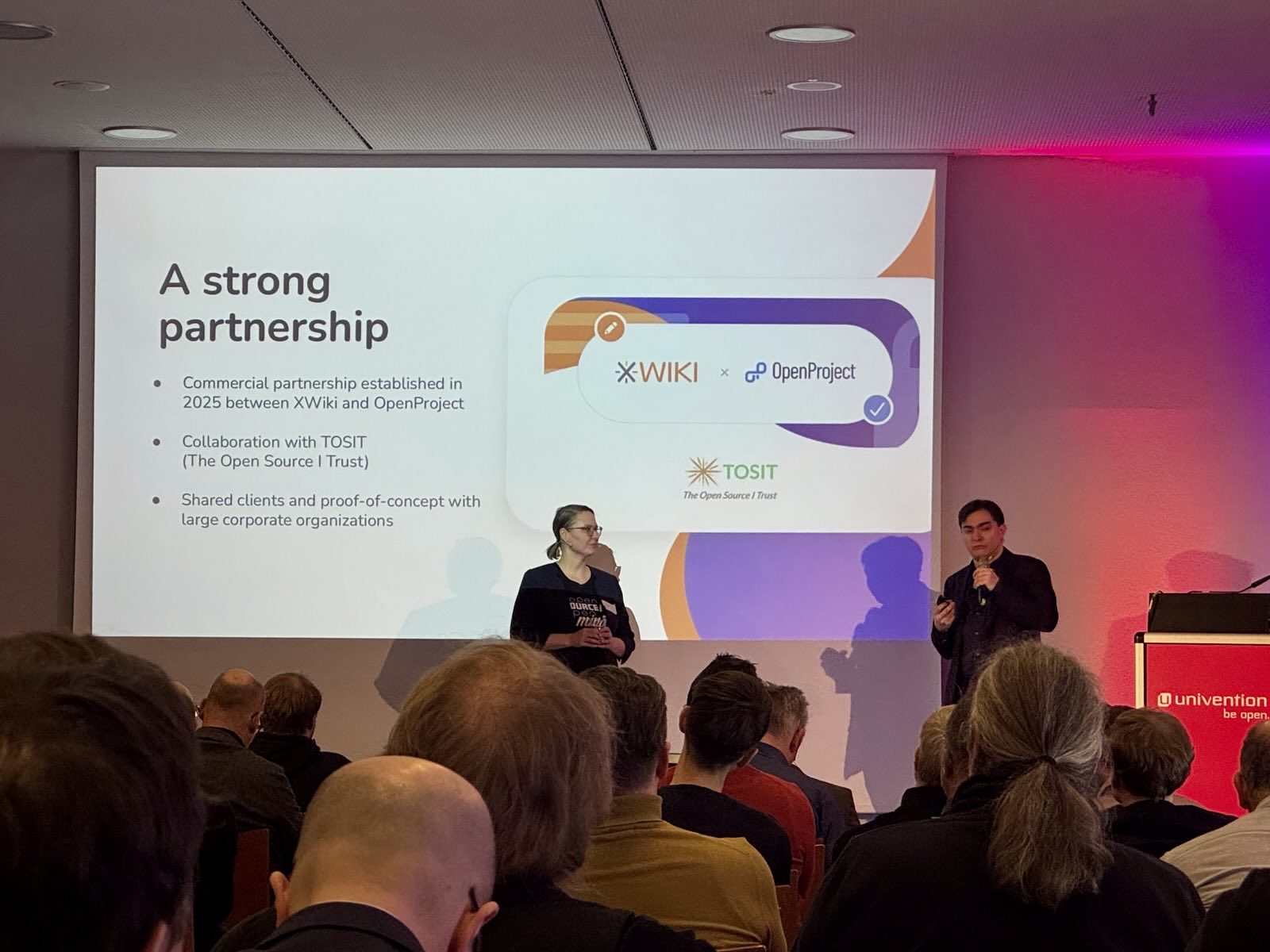 OpenProject and XWiki Presentation at Univention Summit 2026