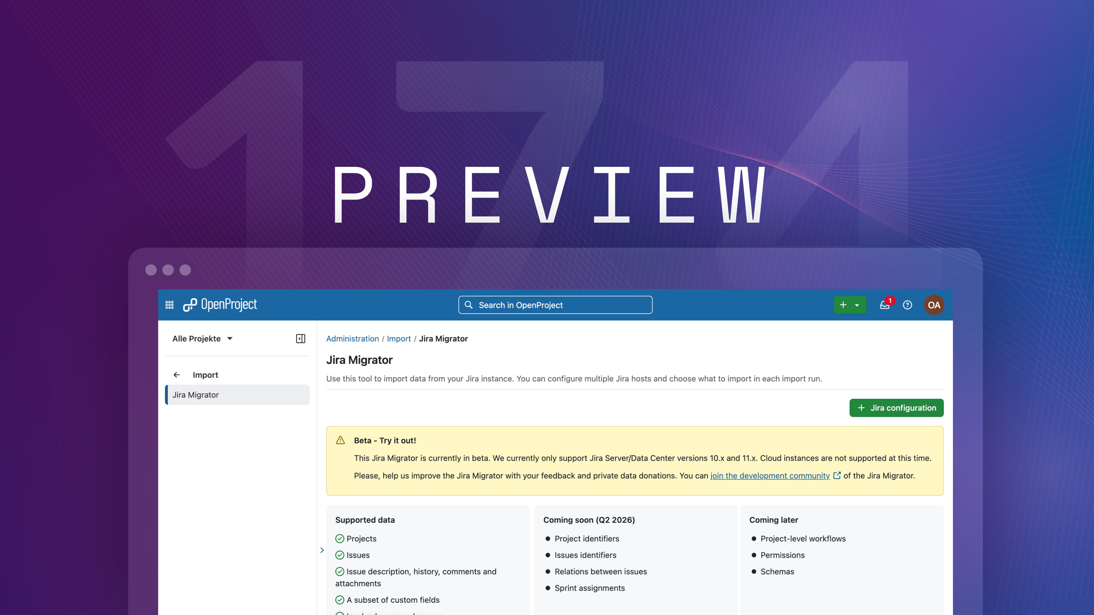 Migrating from Jira: Import custom fields into OpenProject 17.4