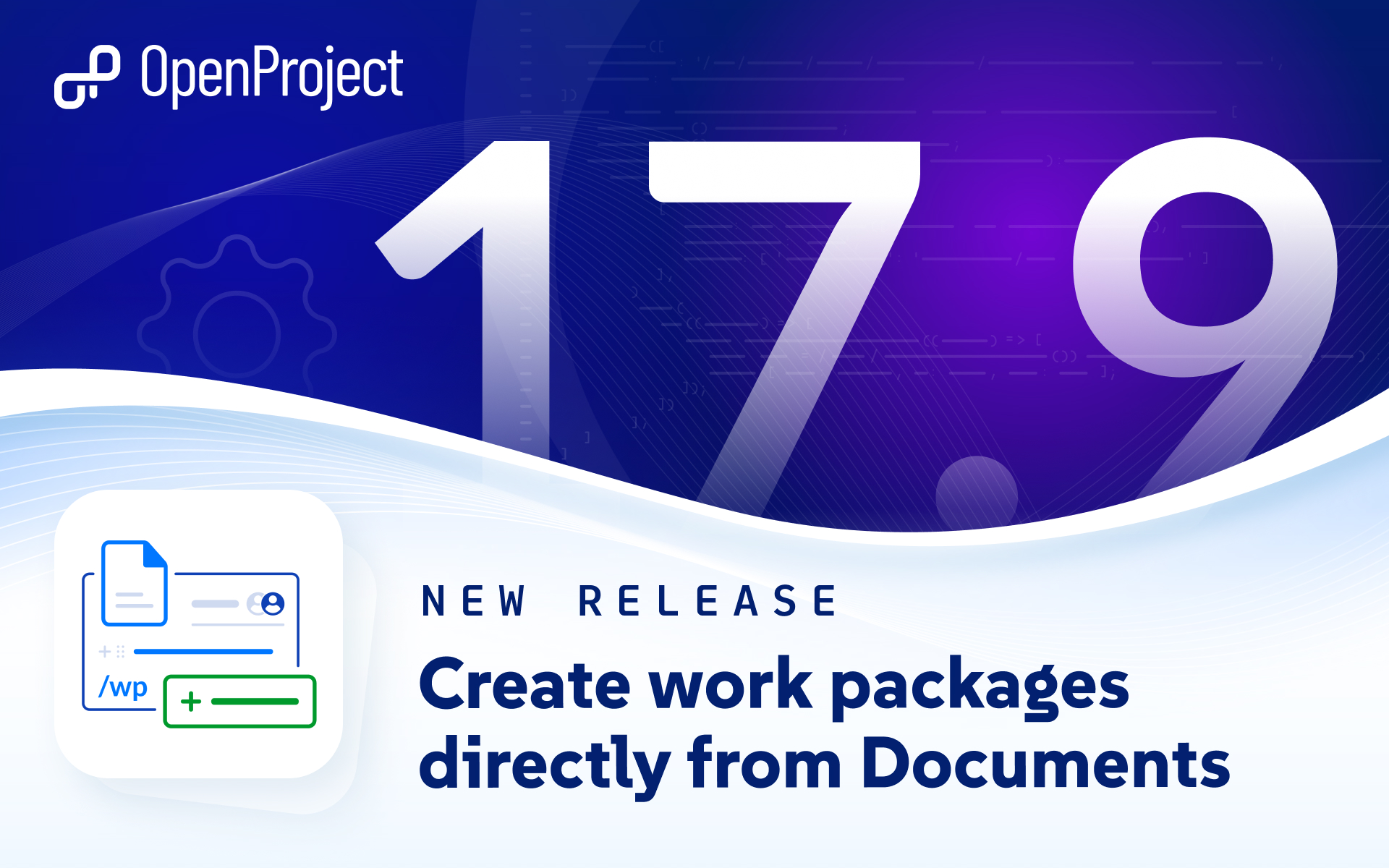 OpenProject 17.9: Create work packages directly from Documents