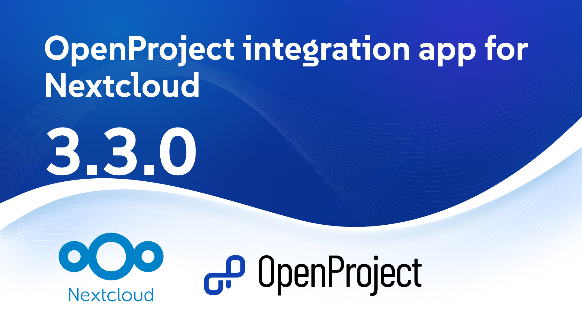 OpenProject integration app for Nextcloud released in version 3.3.0