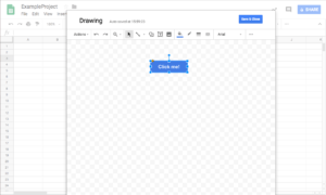 Google Spreadsheet drawings editor