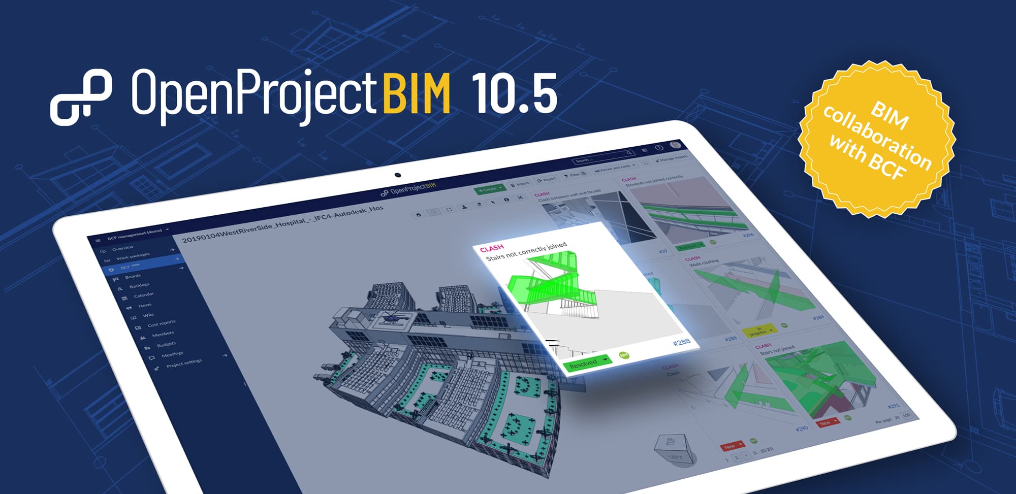 OpenProject BIM 10.5: BCF Management extends BIM project management