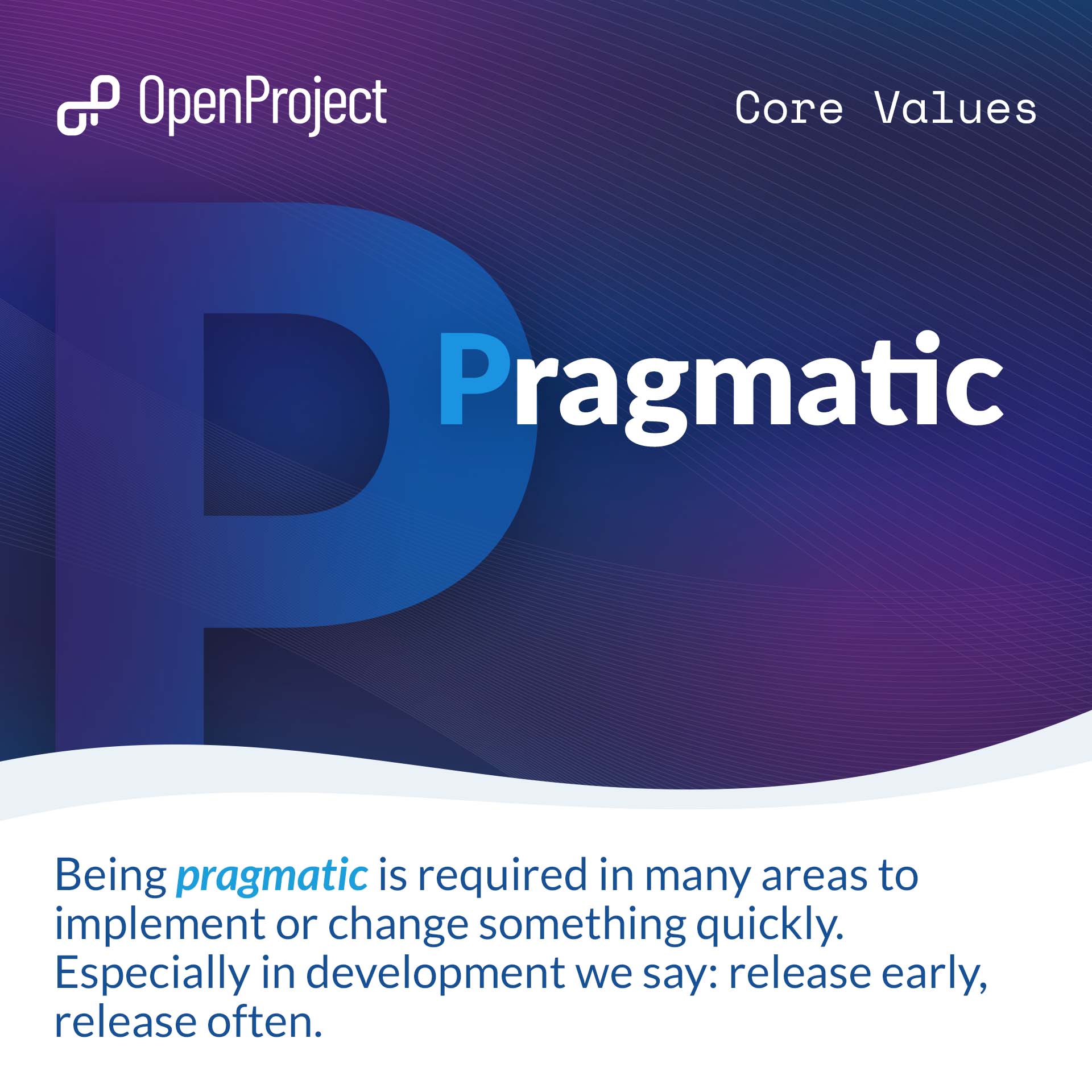openproject value pragmatic