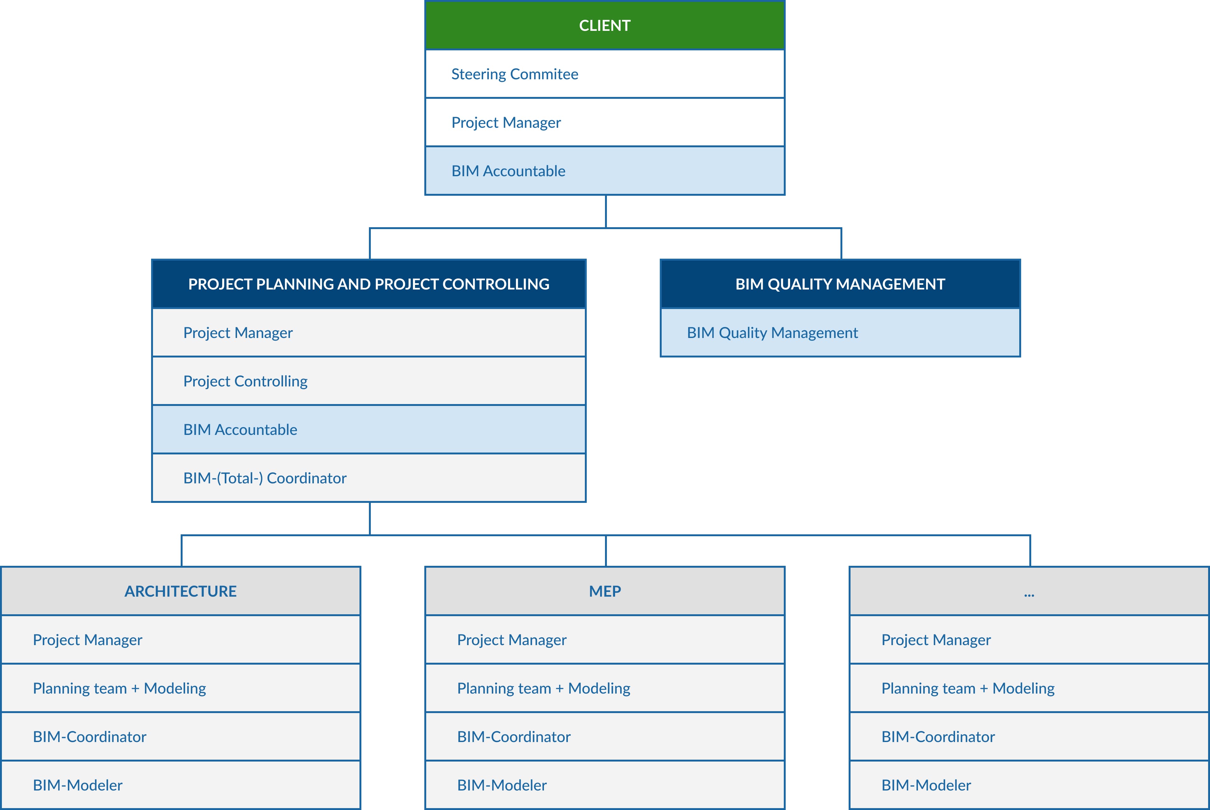 BIM organization structure