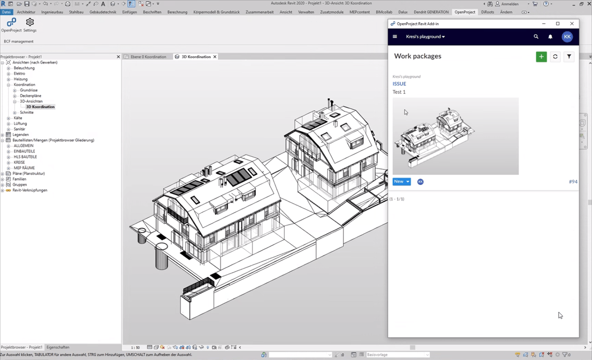 OpenProject BIM - Issues