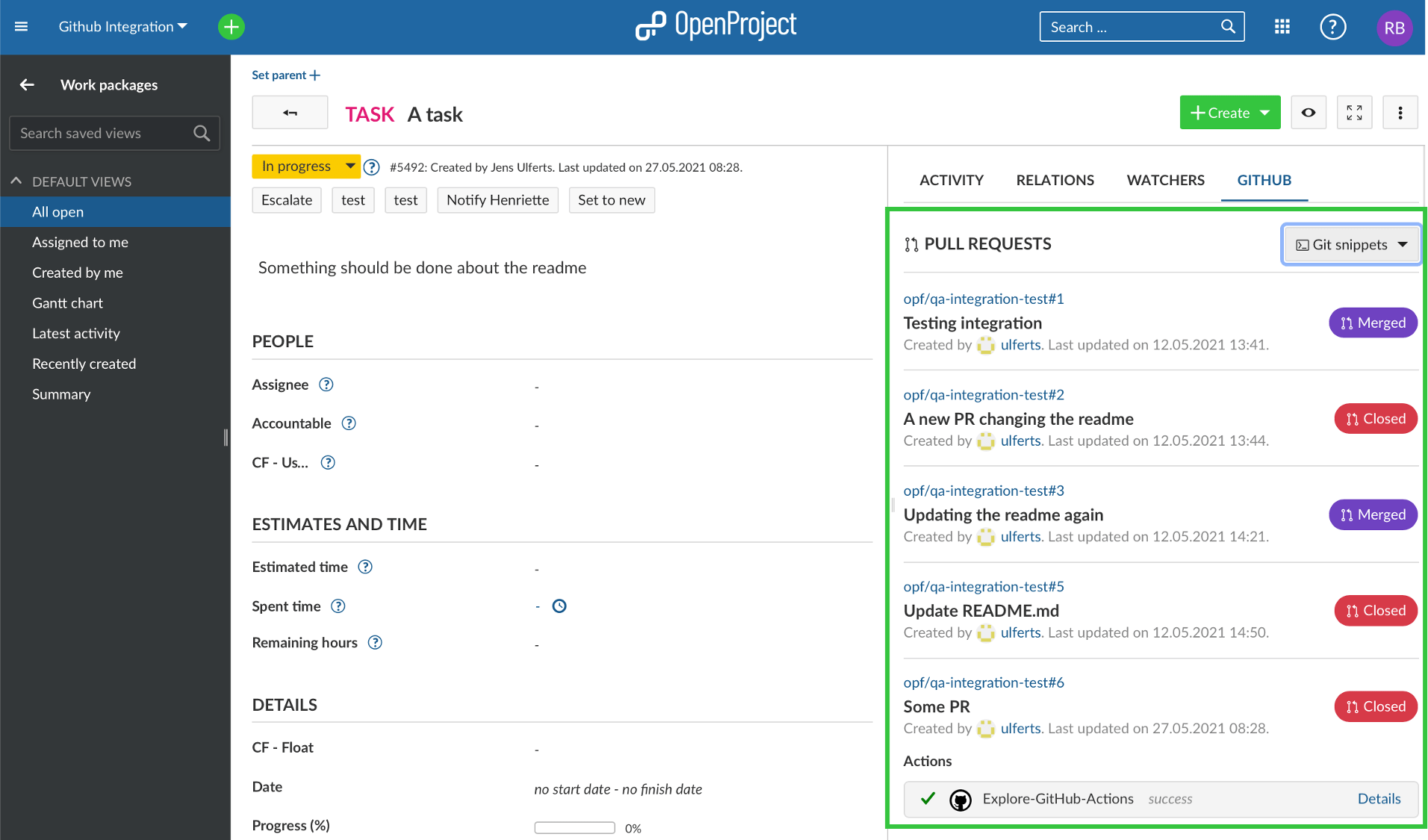 GitHub-pull-request-status