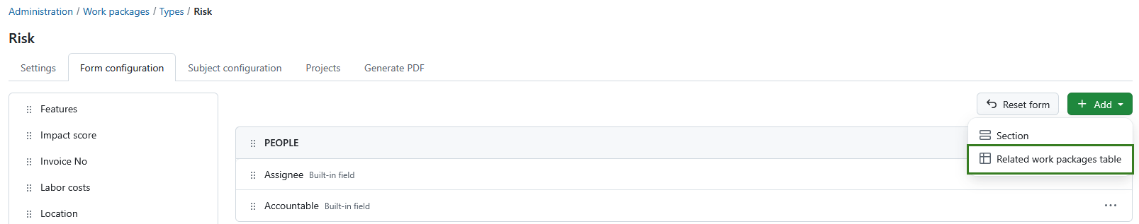 Sys-admin-table-of-related-work-packages
