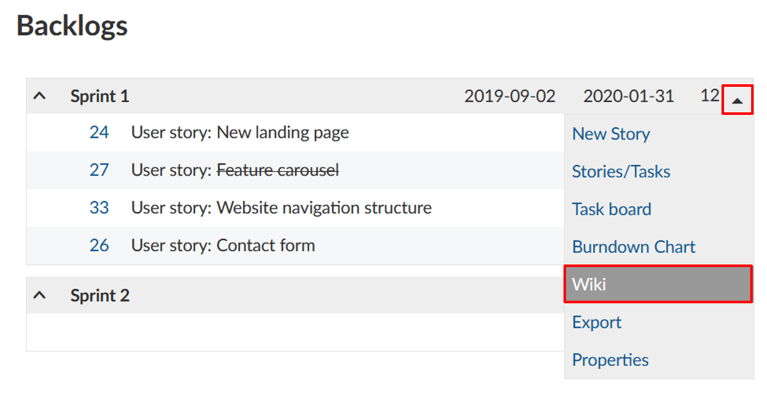 Benutzerhandbuch Sprint-Wiki