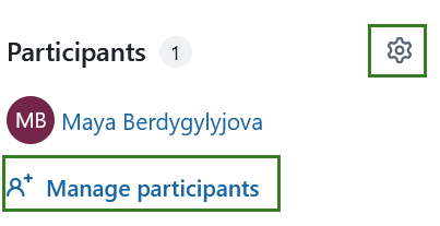 Adicionar participantes à reunião no OpenProject