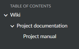 Wiki-Seitenstruktur