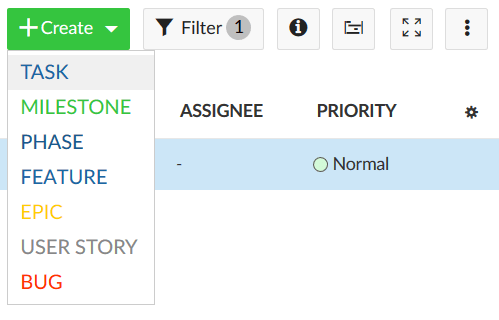 Selecionar tipo de pacote de trabalho