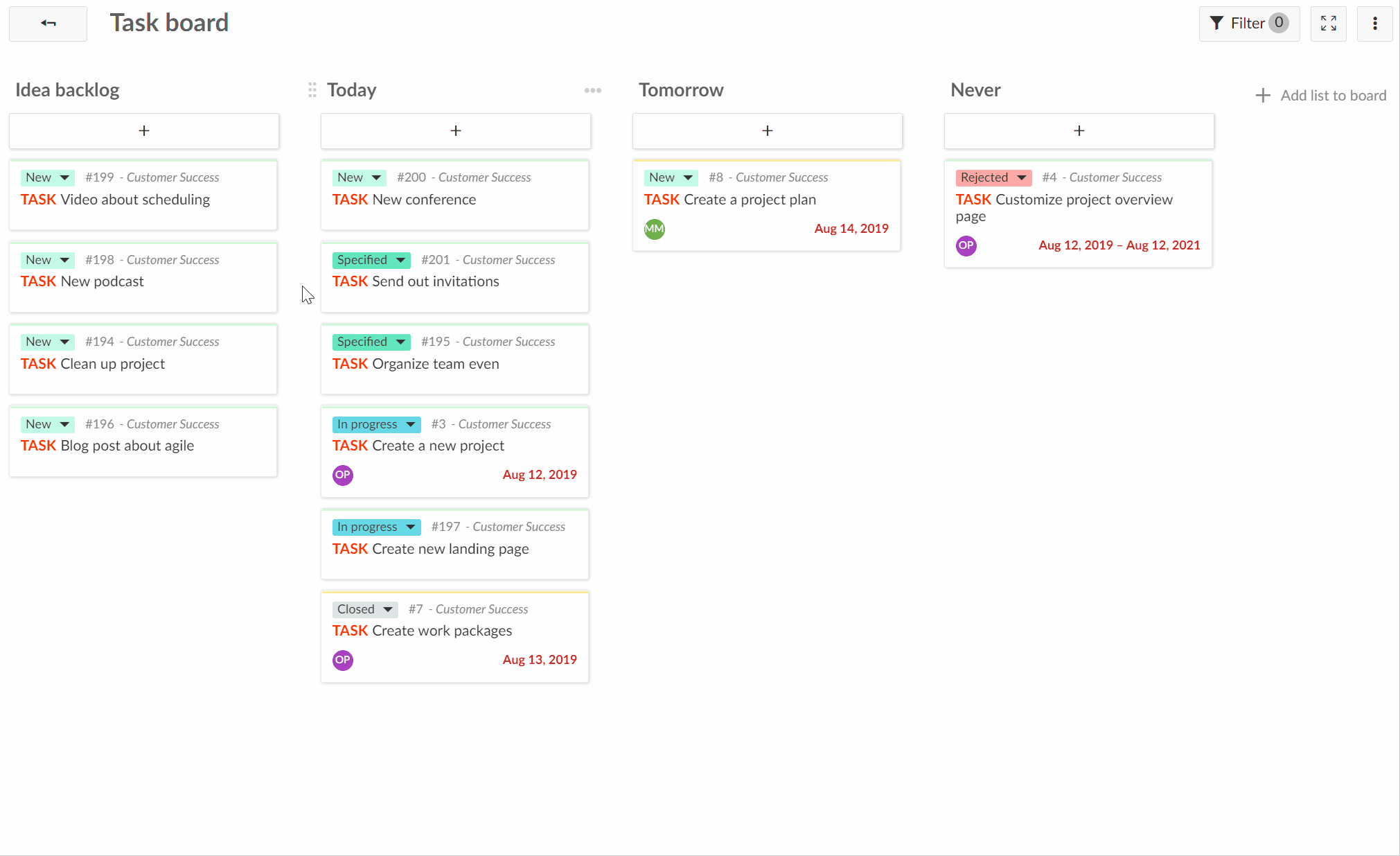 Flexible basic boards