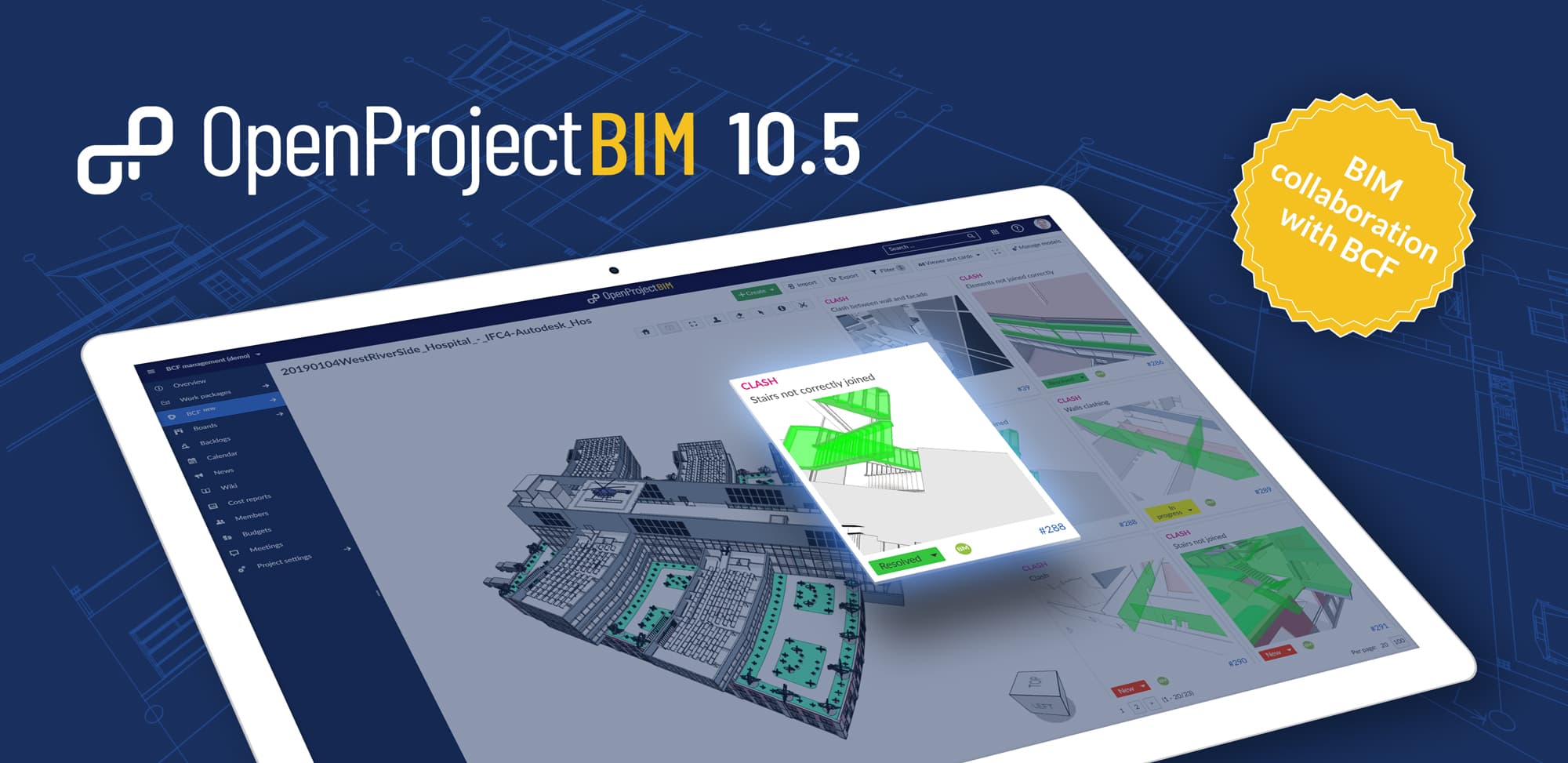 OpenProject BIM 10.5: BCF Management erweitert das BIM Projektmanagement OpenProject BIM 10.5: BCF Management erweitert das BIM Projektmanagement
