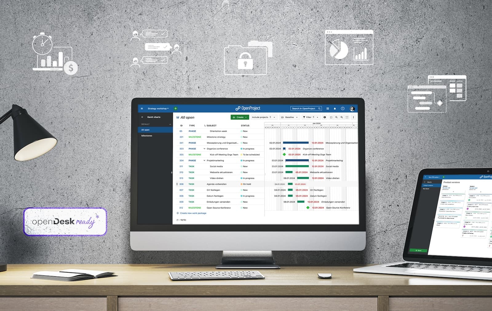 Beyond projects: Boost your entire work cycle with the work management software OpenProject Beyond projects: Boost your entire work cycle with the work management software OpenProject