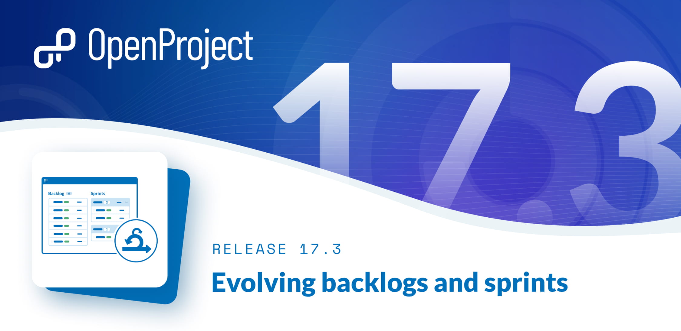 OpenProject 17.3: Evolving agile with backlogs and sprints OpenProject 17.3: Evolving agile with backlogs and sprints