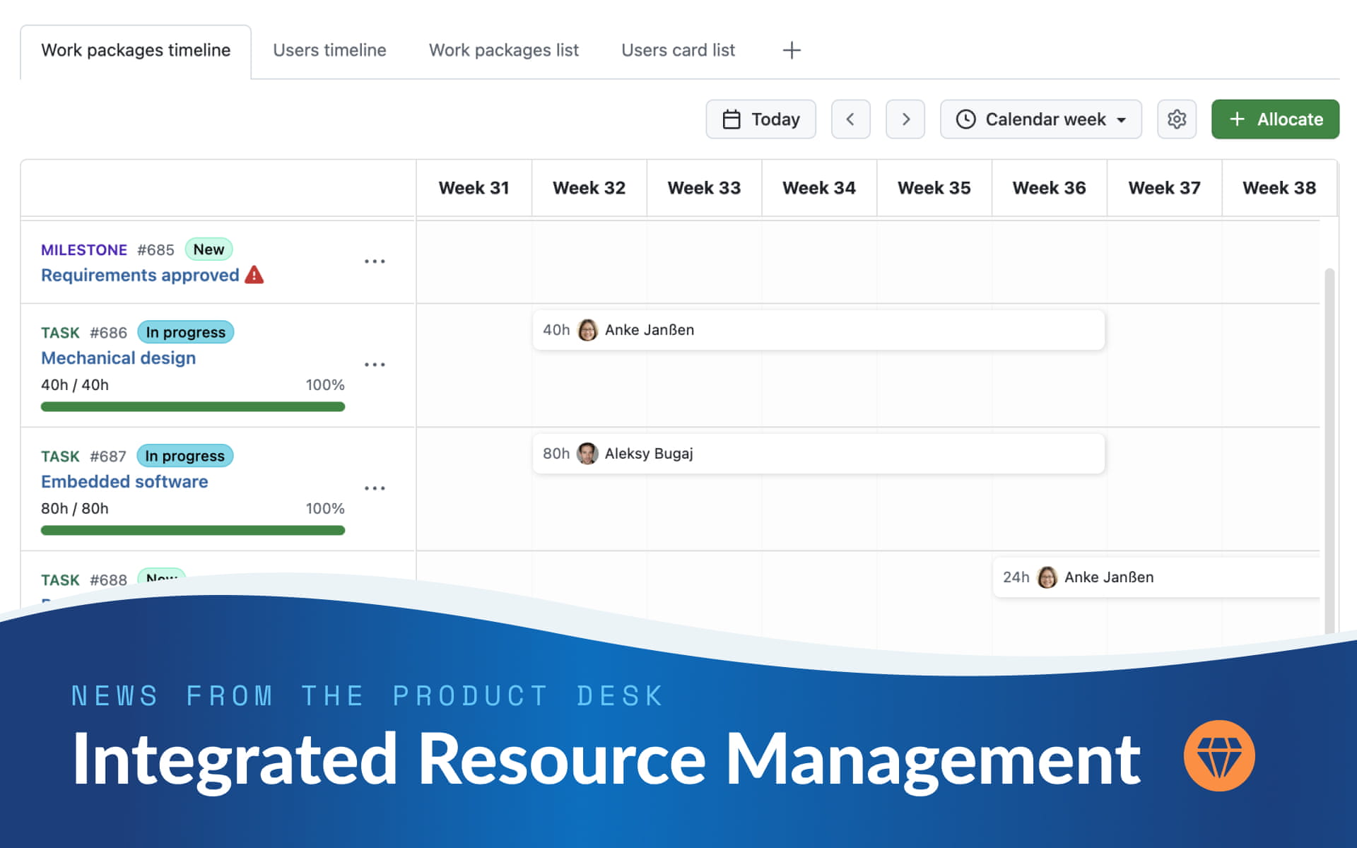 Planning work is only half the job: Resource management comes to OpenProject 17.7 Planning work is only half the job: Resource management comes to OpenProject 17.7