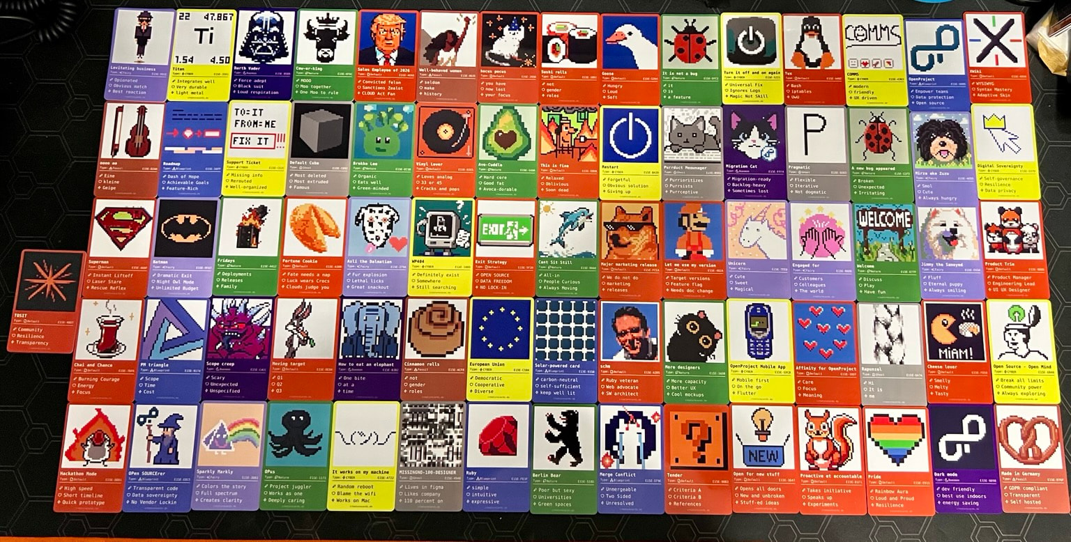 Gotta find them all: The creature cards hunt at our OpenProject offsite Gotta find them all: The creature cards hunt at our OpenProject offsite