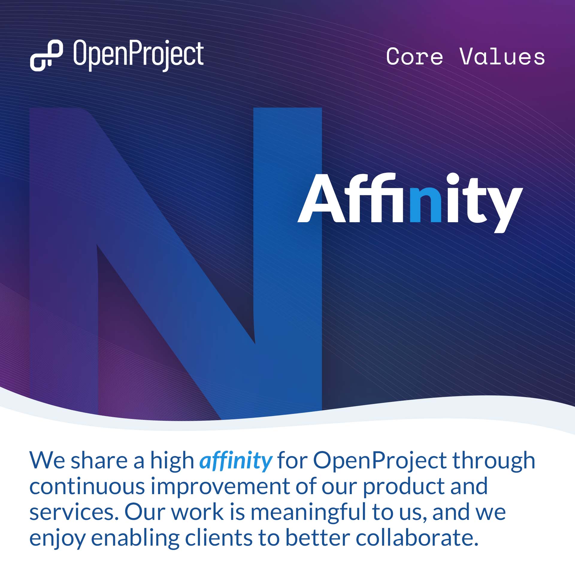 openproject value affinity