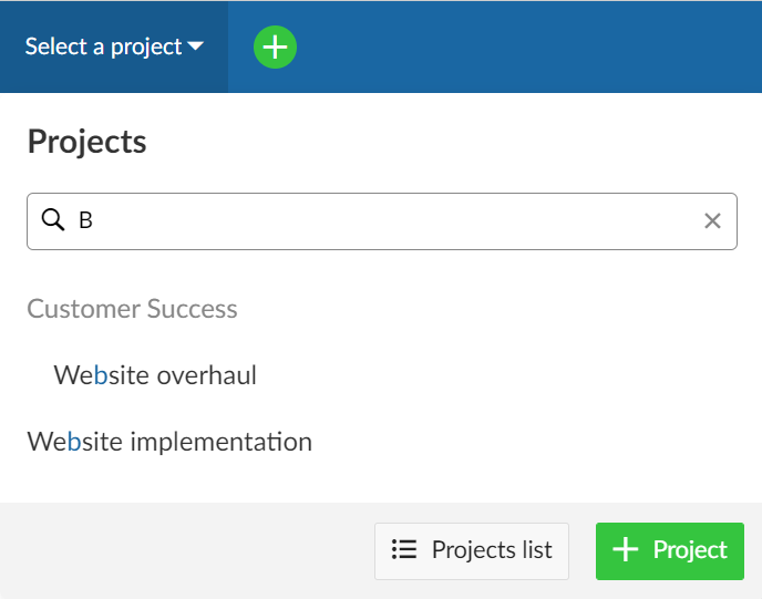 improved project selection